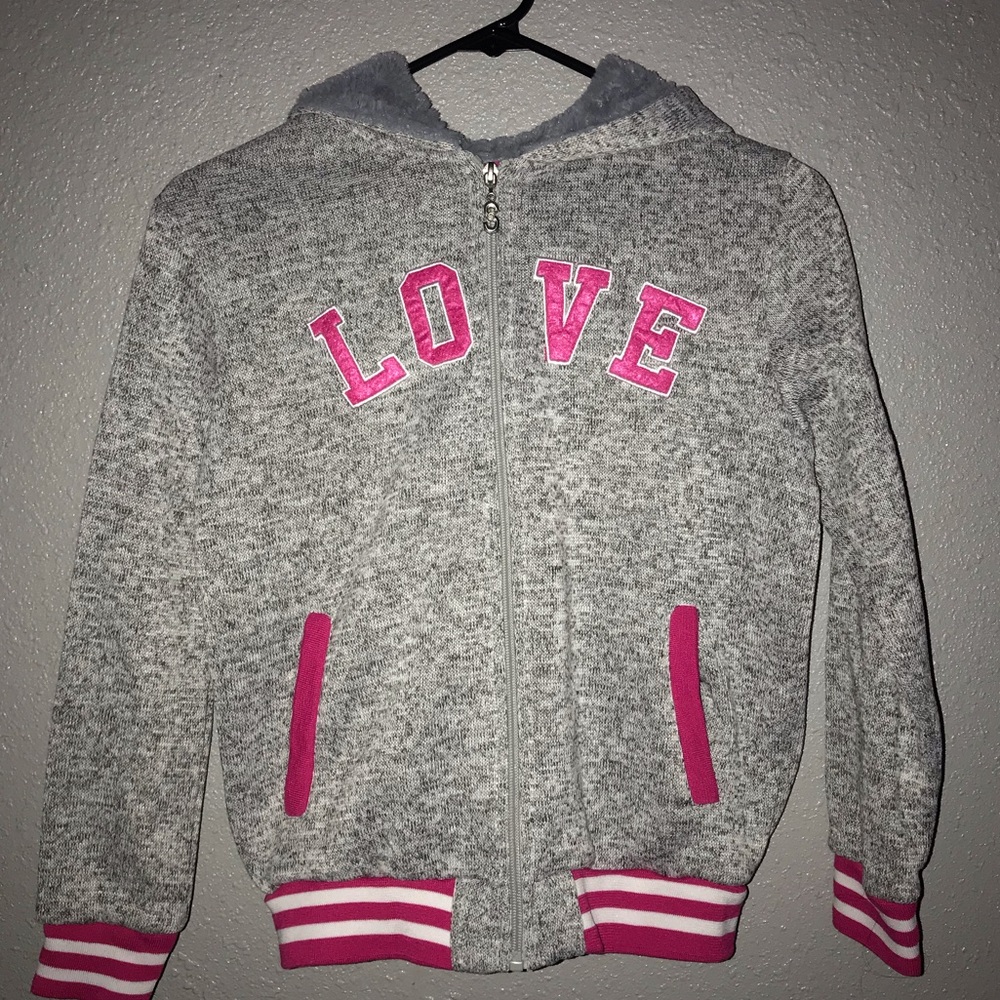 Grey girls sweater